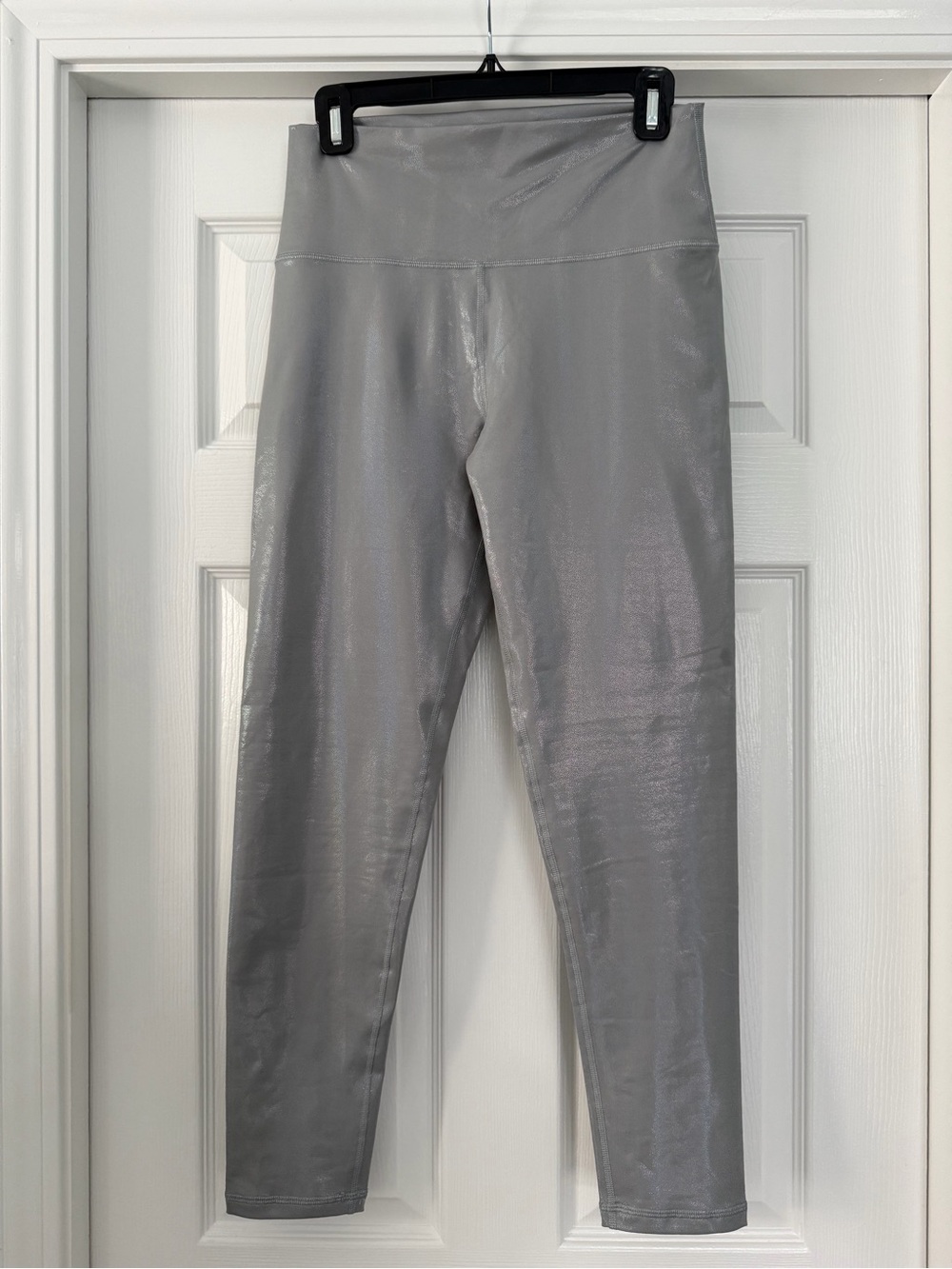 Offline by aerie Metallic Silver High-Waist Leggings - L